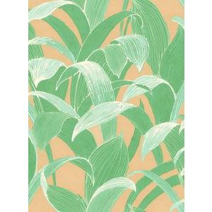 Seabrook Designs AI40305 Koi Leaves Tropical Wallpaper